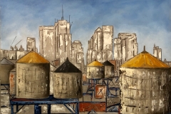 Manhattan, watertank, citerne