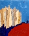 JV ESCALANT, Blooming red tulips at NYC, 100x81 cm