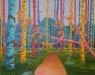 JV Escalant, la forêt enchantee, 92x73 cm