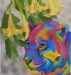 JV Escalant,panther, 80x80 cm