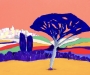 Jean-Vincent ESCALANT, Paysages méditerranéens 1, acrylique sur toile, 60x73cm