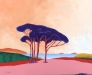 Jean-Vincent ESCALANT, Paysages méditerranéens 3, acrylique sur toile, 65x81cm
