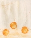 JV ESCALANT, Composition XVI 'orange', 46x38 cm