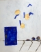 JV ESCALANT, Le vase bleu,81x100 cm